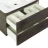 BelBagno VITTORIA-700-2C-SO-BL-P тумба с раковиной подвесная