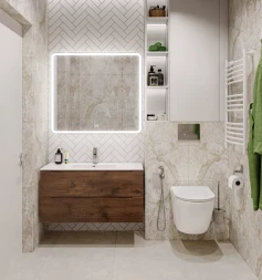 BelBagno KRAFT 39-500/390-2C-SO-RT тумба с раковиной подвесная