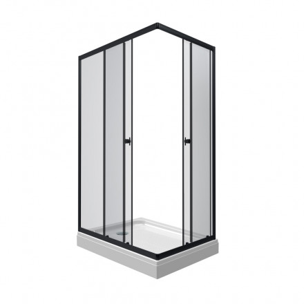 Triton Вента-Блэк 120*80 Душевое ограждение