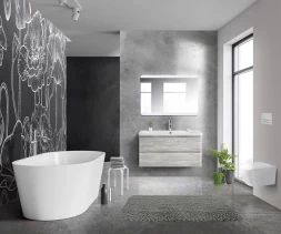 BelBagno ALBANO-900-2C-SO-RR тумба с раковиной подвесная