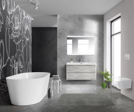 BelBagno ALBANO-900-2C-SO-RR тумба с раковиной подвесная