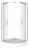 Good Door Altair R-TD-100-C-CH Душевой угол