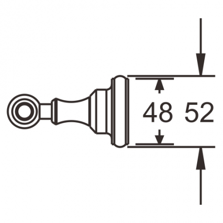 Rose RG1117Q Полотенцедержатель бронза