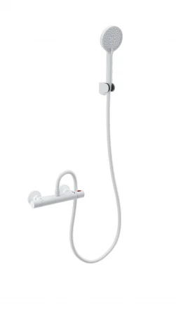 Wonzon &amp; Woghand Inn WW-B1005-A-MW Смеситель для душа с термостатом белый матовый