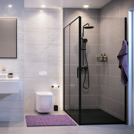 WasserKRAFT Elbe 74P19 Душевой угол 100x100