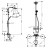 Hansgrohe Raindance Select 240 ShowerPipe 27117000 Душевая стойка с поворотным держателем