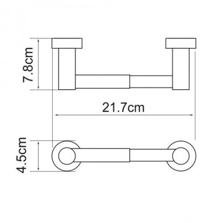 Wasserkraft Donau K-9422 Держатель туалетной бумаги