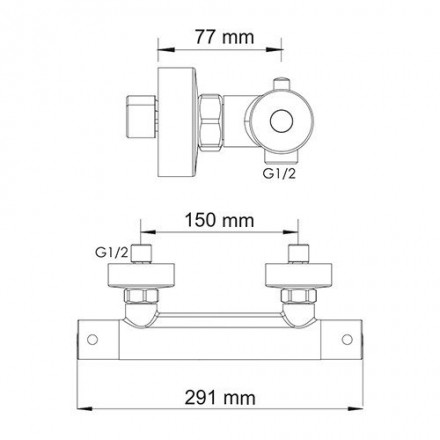 Wasserkraft Berkel 4822 Thermo Термостатический смеситель для душа