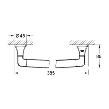 Grohe Grandera 40633000 Поручень для ванной