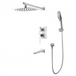 Lemark Melange LM4922CW смеситель для ванны и душа, встраиваемый
