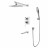 Lemark Melange LM4922CW смеситель для ванны и душа, встраиваемый
