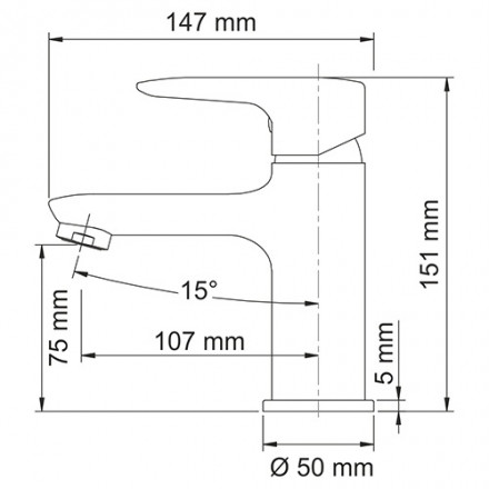 Wasserkraft Vils 5603 Смеситель для умывальника