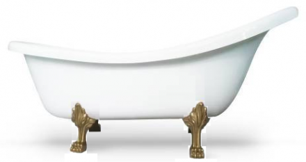 Ванна Castone Даллас 175x81 на ножках (бронза)