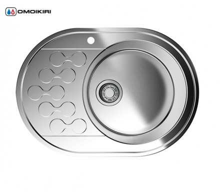 Omoikiri Kasumigaura 65-IN мойка 650x460 нержавеющая сталь