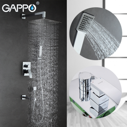 Gappo G7102  Душевая система для ванны встроенная