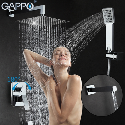 Gappo G7102  Душевая система для ванны встроенная