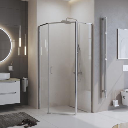 BelBagno UNO-195-P-1-80-C-Cr душевой уголок
