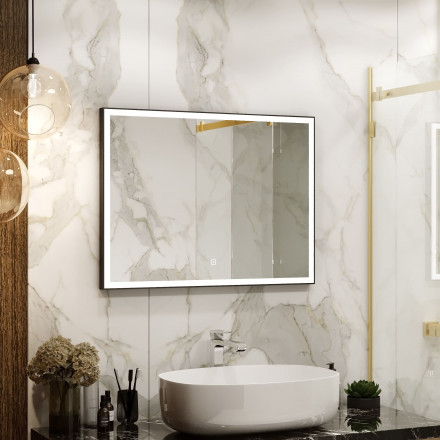 Континент Frame black standart 800x600 зеркало