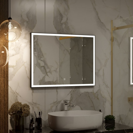 Континент Frame black standart 800x600 зеркало