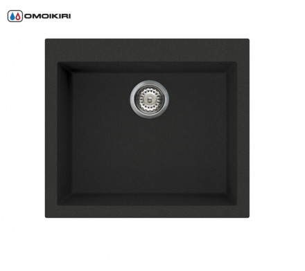 Omoikiri Bosen 57-BL мойка 570x500 черный