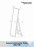 Континент Tower standart 450x1750 зеркало
