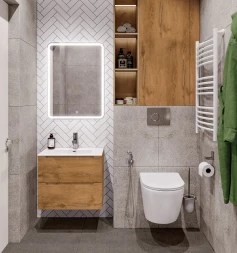 BelBagno KRAFT 39-700/390-2C-SO-CG тумба с раковиной подвесная