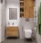 BelBagno KRAFT 39-700/390-2C-SO-CG тумба с раковиной подвесная