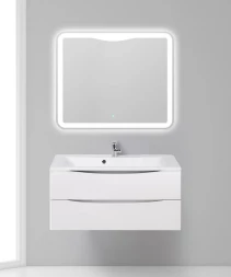 BelBagno MARINO-CER-1000-2C-SO-RG-P тумба с раковиной подвесная