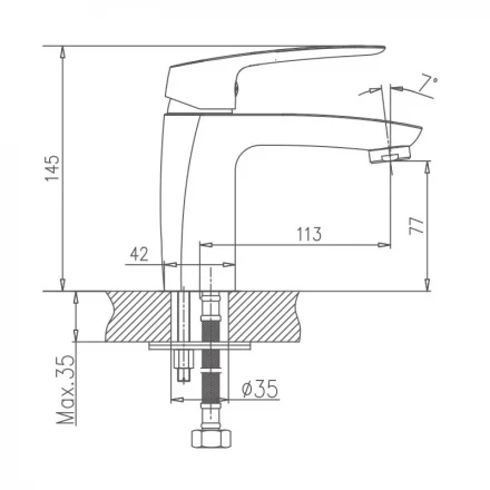 Haiba HB10183 Смеситель для раковины