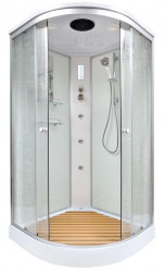 Deto ЕМ1580 Душевая Кабина 80x80 с гидромассажем и электрикой