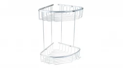 Fixsen Hotel FX-31051-2 Полка угловая двухэтажная , хром