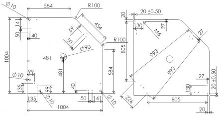 IDO Showerama 10-5 Pentagonal 100x100 Душевая кабина профиль алюминий