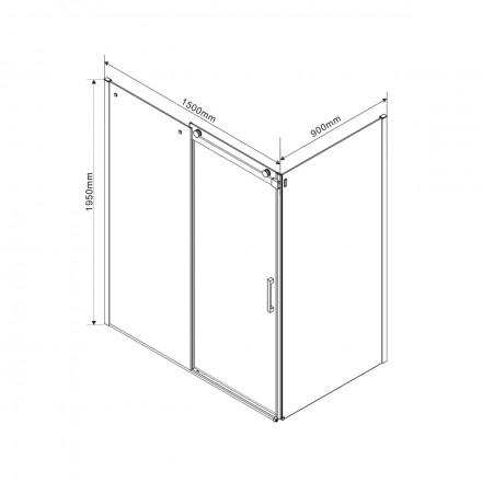 Vincea Como VSR-1C9015CL душевой уголок