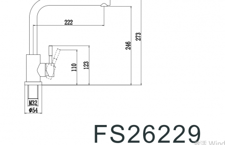 Fmark FS26229 смеситель для кухонной мойки