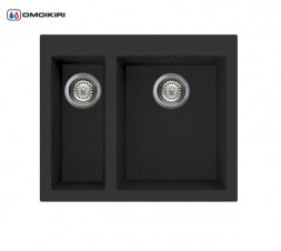 Omoikiri Bosen 59-2-BL мойка 590x500 черный