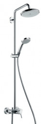 Hansgrohe Croma 220 Showerpipe 27222000 Душевая стойка с поворотным держателем