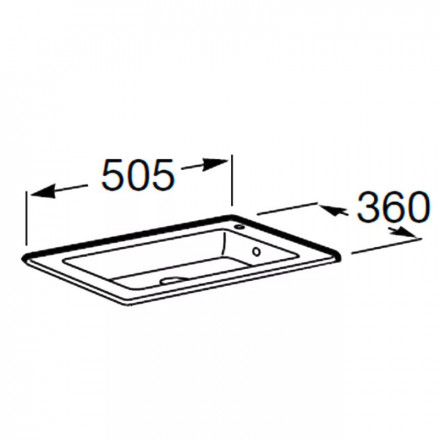 Roca DEBBA UNIK 32799J00Y раковина 50