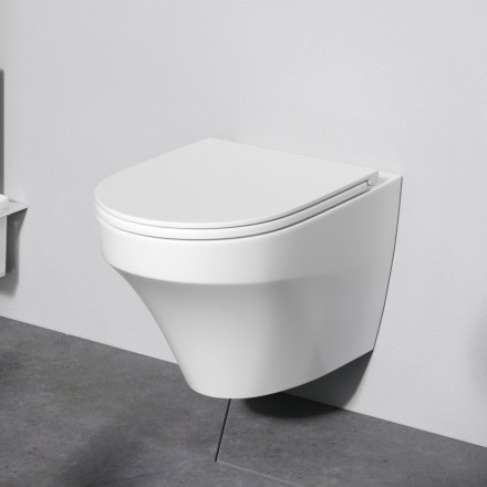 Am.pm Inspire C501700WH Унитаз подвесной безободковый без сиденья