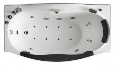 Gemy G9072 K Акриловая ванна 170x92 левая