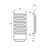 Полотенцесушитель водяной Point PN01158S П7 500x800, хром