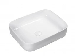Milleau Miel MU0084-GW Раковина накладная 50x40x13.5 белый глянец