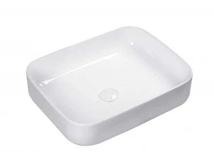 Milleau Miel MU0084-GW Раковина накладная 50x40x13.5 белый глянец