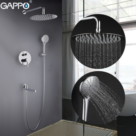 Gappo G7104 Душевая система для ванны встроенная