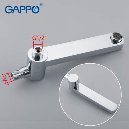 Gappo G7104 Душевая система для ванны встроенная
