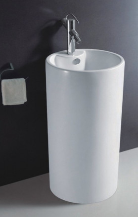 CeramaLux NB135 раковина напольная 46x46