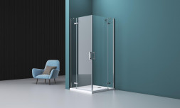 BelBagno KRAFT-AH-22-90/80-C-Cr-L душевой уголок