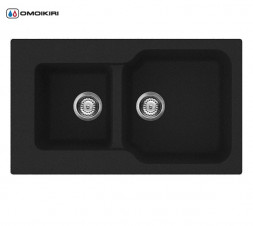 Omoikiri Maru 86-2-BL мойка 860x500 черный