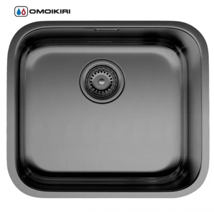 Omoikiri Ashino 49-GM мойка 490x440 вороненая сталь
