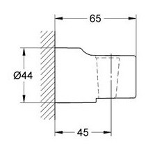 Grohe Relexa plus 28622000 держатель ручного душа
