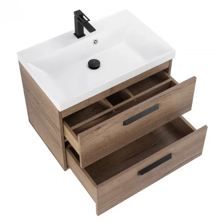BelBagno VITTORIA-700-2C-SO-TB-P тумба с раковиной подвесная